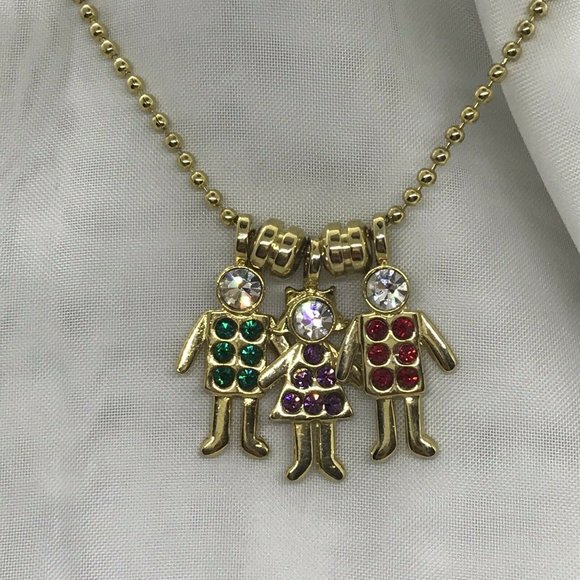 Girl and boys GSC pendants Long Ball chain necklace 29 Inches Red Green Purple - Picture 12 of 12
